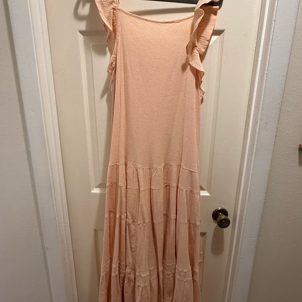 Free People Caught In Motion Ruffle Maxi Dress - Picture 2 of 3
